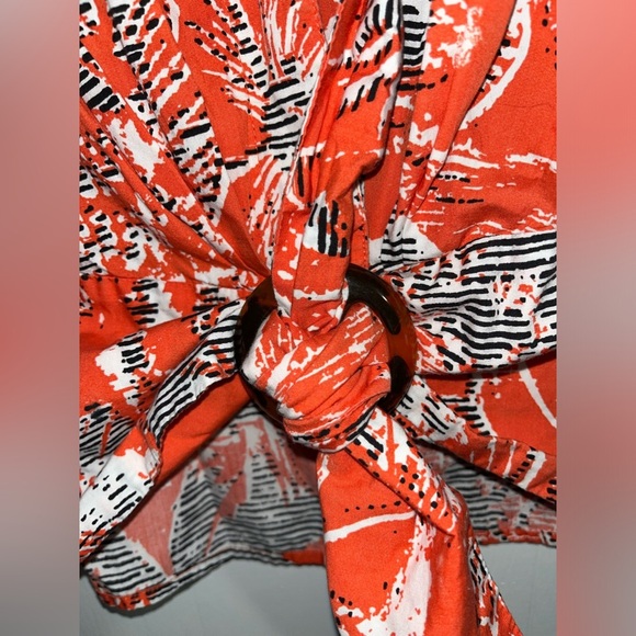 Emma James Women’s Sleeveless Tropical Print‎ Blouse Size 8 - Picture 7 of 8